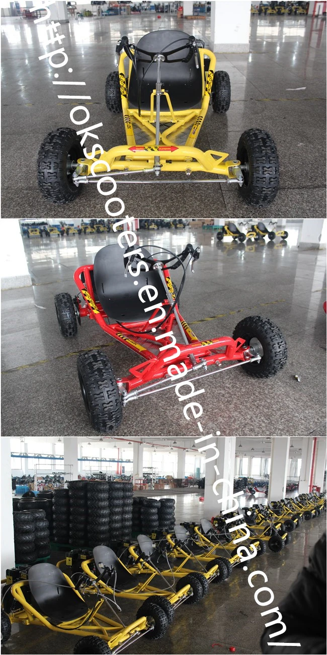 2017 New High Quality Cheap Ec-II and EPA&Nbsp; Emission Standards Certification 6.5HP 196cc Gas Powered Go Kart Single Seat for Sale