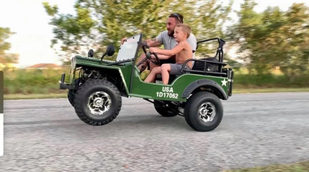 150cc Gasoline Mini Jeep with ATV Big Tyres