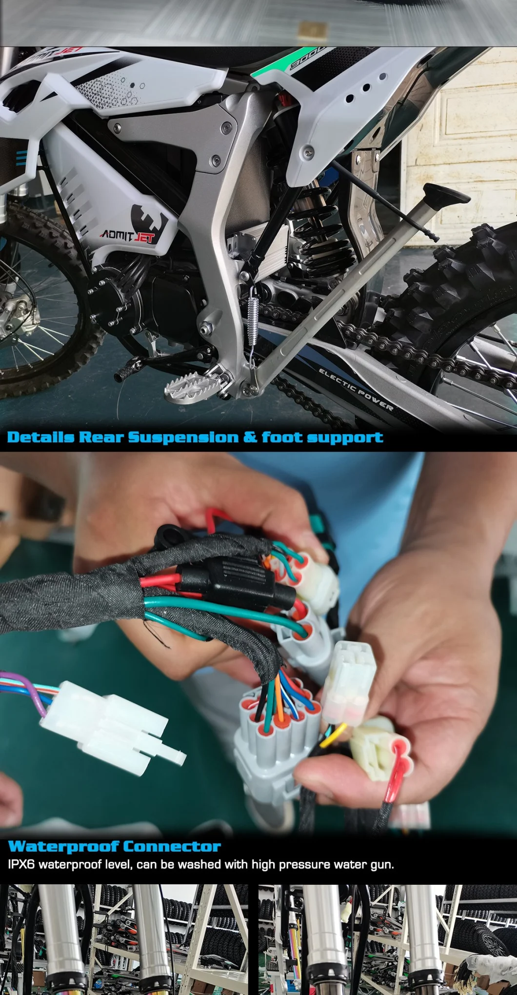 2022 Adult Emotorcycle Best E Mountainbike Fast 12000W Enduro Motorcycle Ebike Electric Dirt Bike