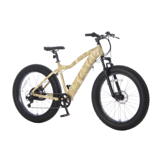 36V 350W Batería de litio Deporte Montaña Fat Tire Ciclo eléctrico Retro Electric Electronic Dirt Motor Bike