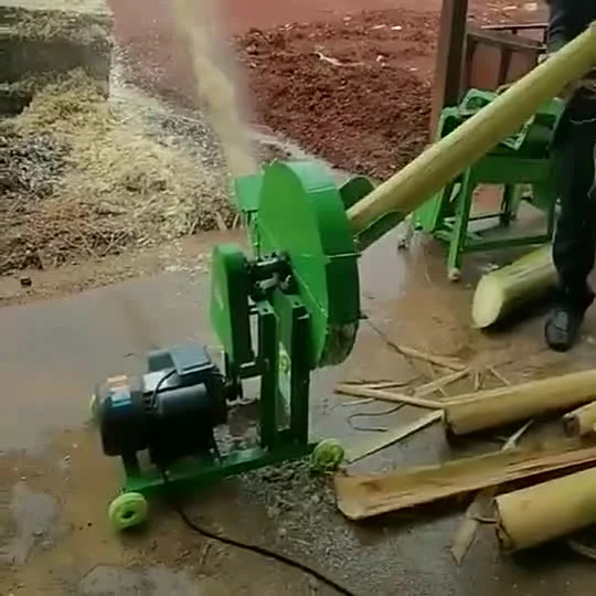 Trituradora de árboles de plátano para el hogar, maquinaria agrícola, picadora eléctrica de árboles de plátano