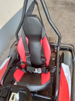 Proveedor de oro hecho en China Go Kart eléctrico de dos asientos Patio de recreo Juegos de carreras Go Kart para adultos a la venta